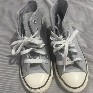 CONVERSE ALL STAR Classic Gray High-Top Kids Sneakers